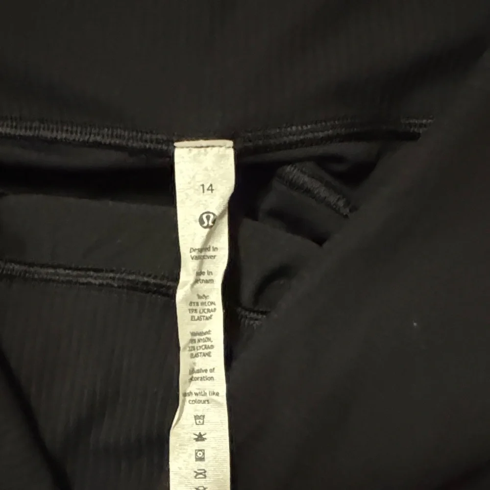 lululemon athletica High-Rise Ribbed-Waist Jogger - Black